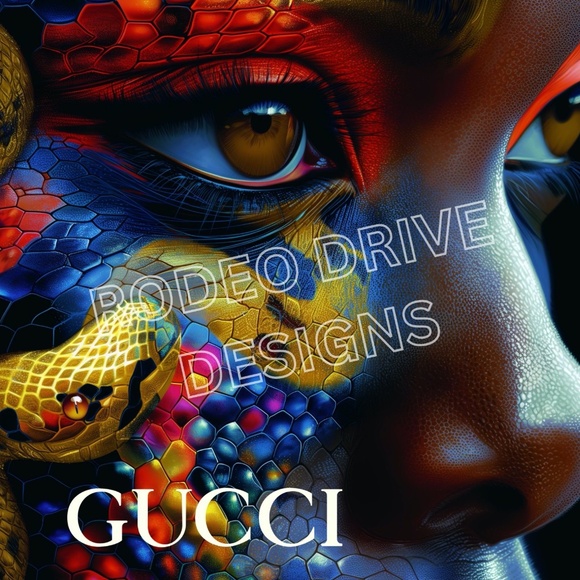 GUCCI WALL ART 20x16 GUCCI FASHION ART GUCCI PRINT - Picture 2 of 2